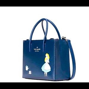 NWT Alice in Wonderland Shopper Crossbody $329value